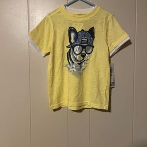 Kids Headquarters Yellow and Blue Matching Set Short Sleeve Tees